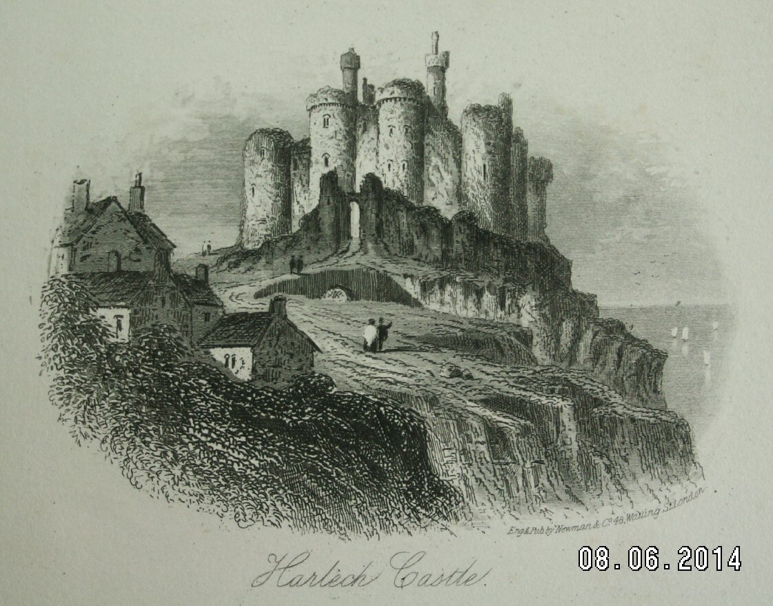 Steel Vignette - Harlech Castle - Newman